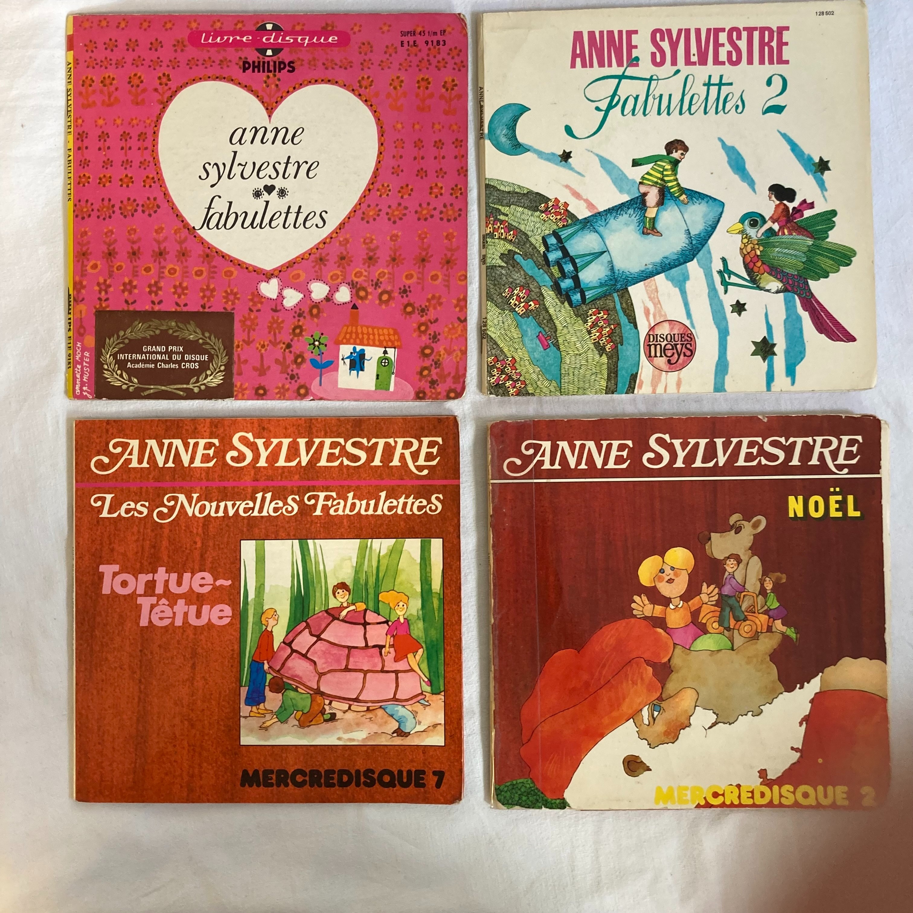 Acheter Lot de 4 disques vynil - Chansons enfantines par Anne Sylvestre (fabulettes et Noël) État correct - 14,00 € Lot de 4 disques vynil - Chansons enfantines par Anne Sylvestre (fabulettes et Noël) État correct - reconditionné disponible sur Label Emmaüs